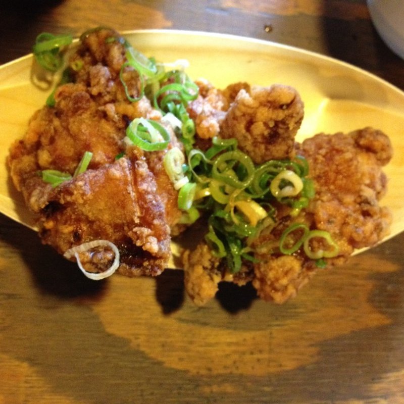 ネギが絡んだから揚げ(HEIZO CHIKEN （ヘイゾー チキン）)