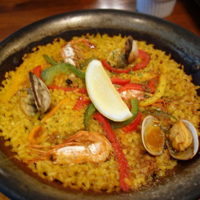 定番海鮮パエリア(Hola！ Ginza7 （オラギンザシエテ）)