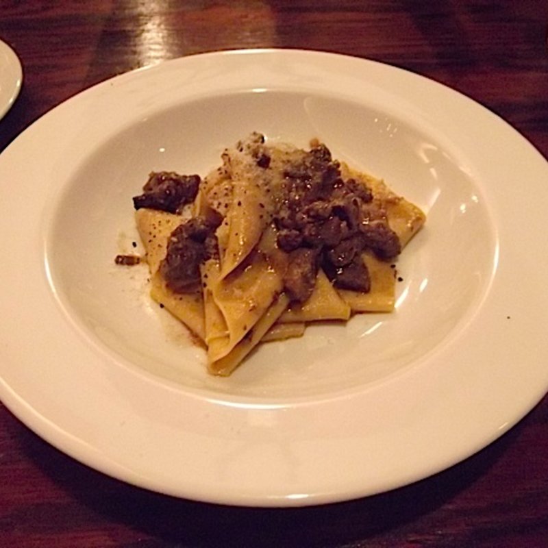 スペシャリテ☆パッパルデッレ　蝦夷鹿の煮込みソース(ICARO miyamoto)