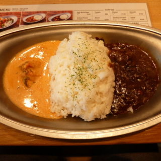 ツインカリー(バターチキン+ビーフ)(J.S. CURRY 渋谷文化村通り店)