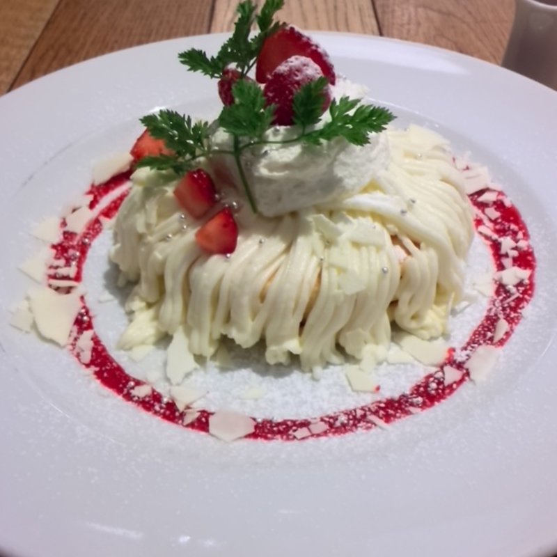 プレミアムベリーチーズパンケーキ(J.S. PANCAKE CAFE 札幌ステラプレイス店)