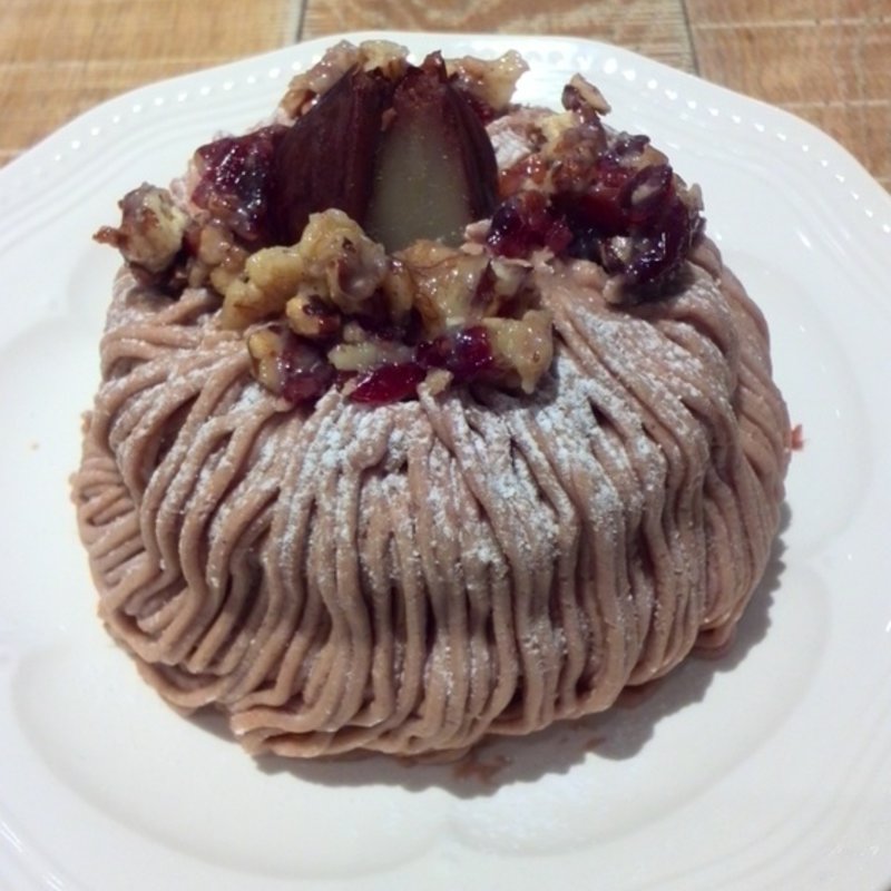 モンブランパンケーキ(J.S. PANCAKE CAFE 札幌ステラプレイス店)