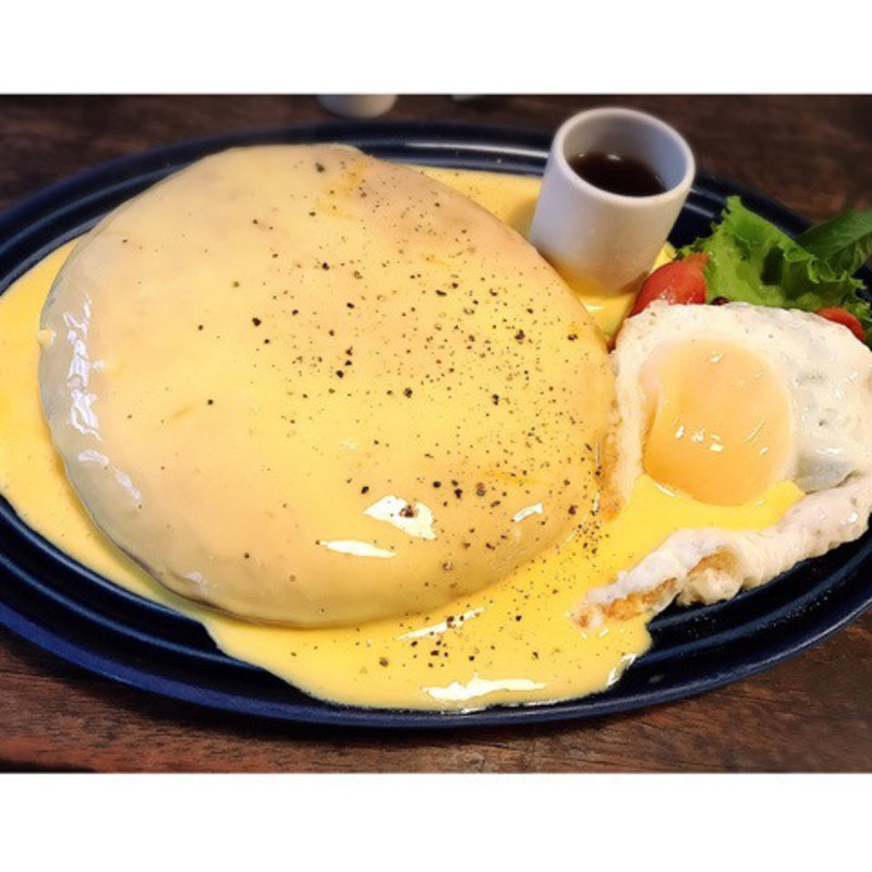 mac&cheese pancake マッケンチーズパンケーキ(juen （長屋カフェ）)