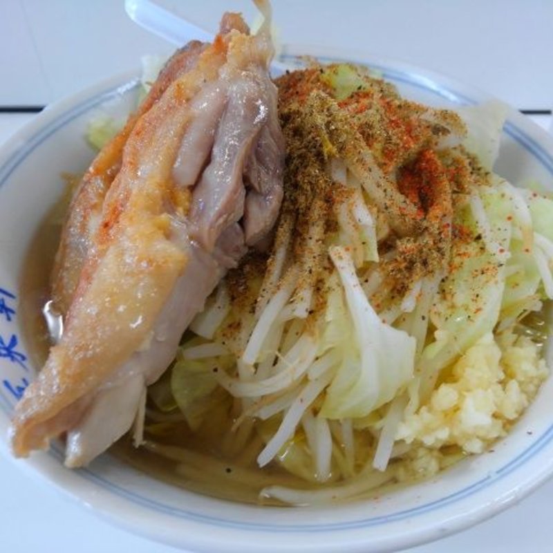 鶏郎（中盛）（野菜、魚粉、ニンニク、とうがらし）＋鶏増しビッグ(KAZE本店 )