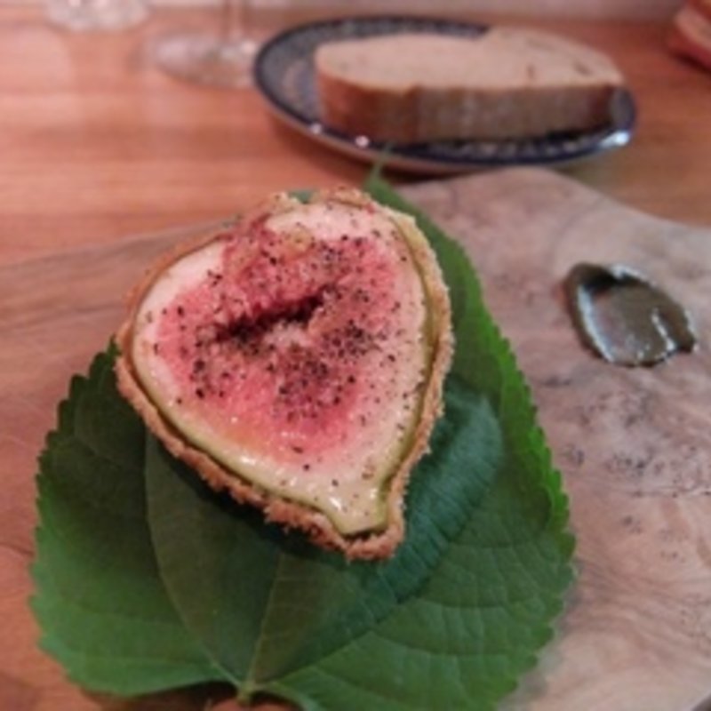 無花果のカツレツ(創作中華料理 胡椒饅頭 ＫＩＫＩ)