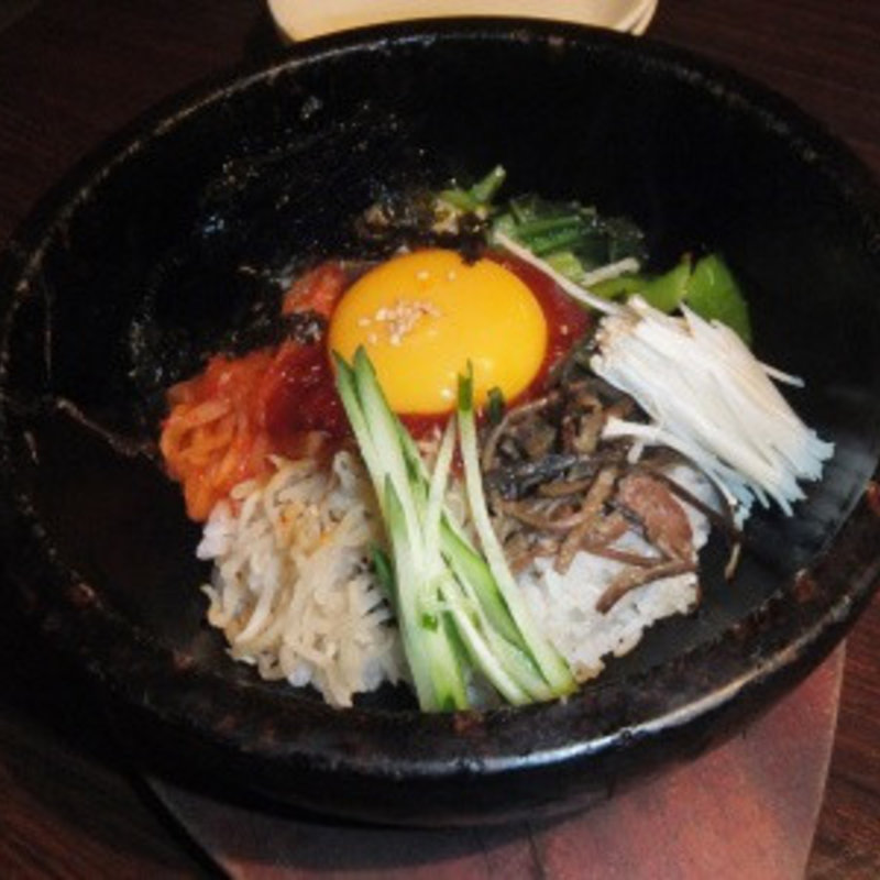 石焼ビビンバ(長寿韓酒房　銀座)