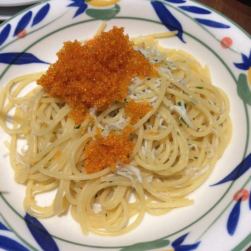 釜揚げしらすとトビコのペペロンチーノ(Pizzeria Osteria la ROCCIA)