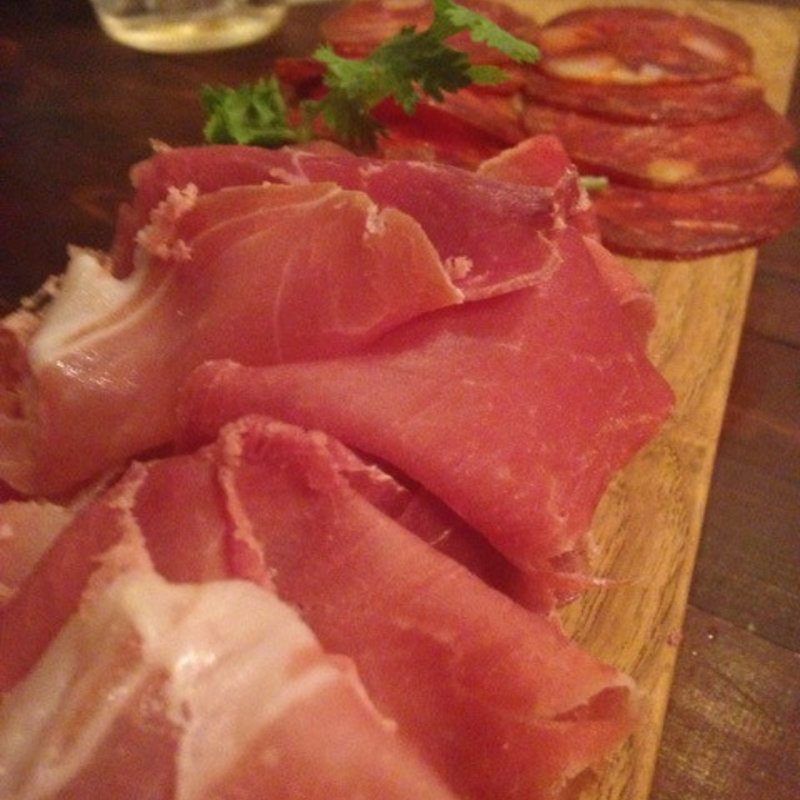タパス盛り合わせ（パルマのプロシュート・イベリコチョリソー）(La10Tokyo)