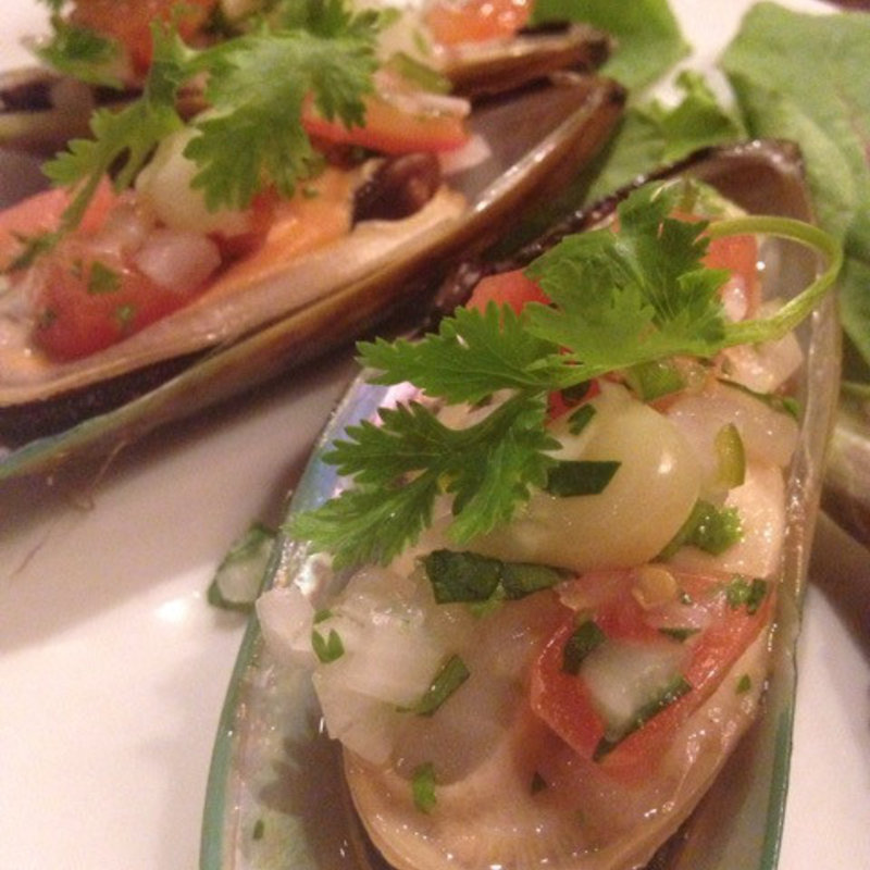 冷製ムール貝 チョリトス ア ラ チャラカ(La10Tokyo)