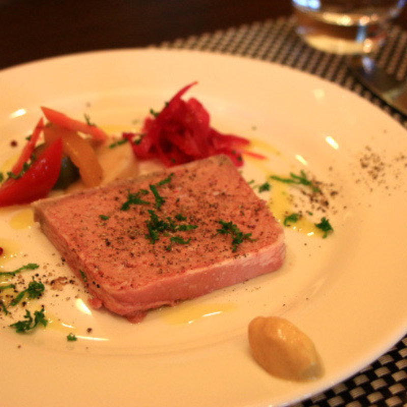 【オードブル】やまゆりポークの田舎風テリーヌ 自家製ピクルス添え(Le Bistro Alpine)