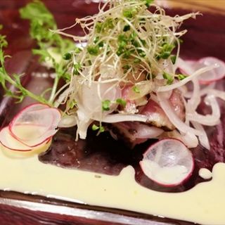 エスプレッソ風味の鴨肉と春野菜のサラダ(ル・ジャポン)