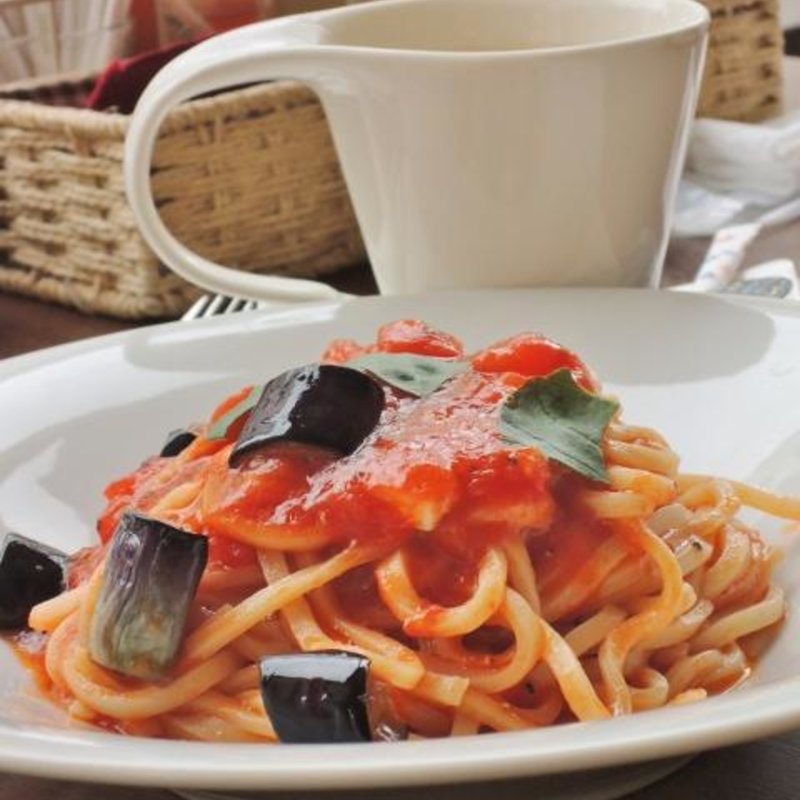 イタリア産モッツアレラとナスのトマトバジル生パスタセット(Ｌｉｌｙ Ｃａｆｅ)