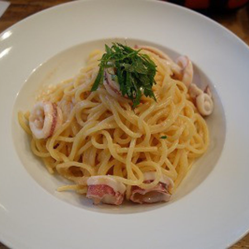 イカと明太子のクリームソースパスタ(Locanda Trattoria )