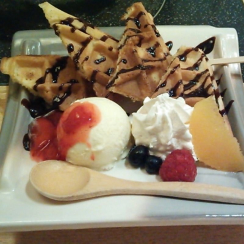 自家製ワッフル(MA-なべや)