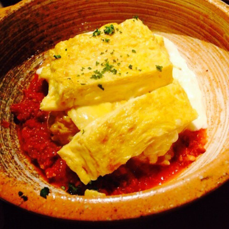 だし巻き玉子～旬房MABOスタイル～(MABO （マーボ）)