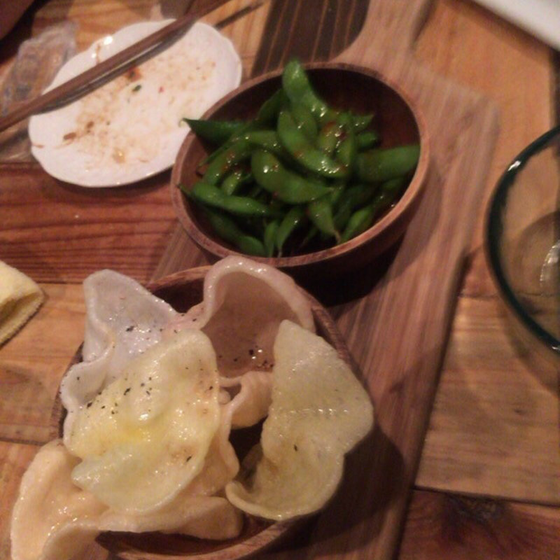 えびせんとハワイアン枝豆(MAHALO)