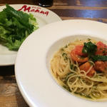 ﾄﾏﾄとﾊﾞｼﾞﾙのﾊﾟｽﾀ(mamma)