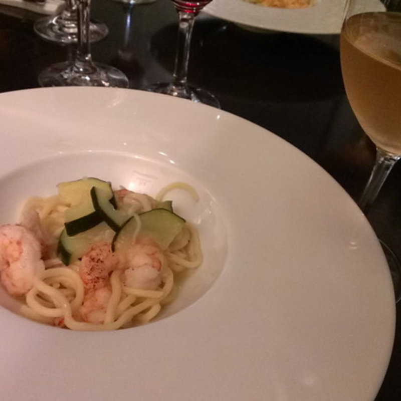 海老とズッキーニのバター風味(ミッシェル・ヴァン・ジャポネ)