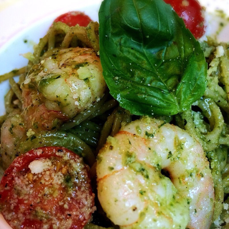 海老のジェノベーゼ(MILK CAFE （ミルクカフェ）)