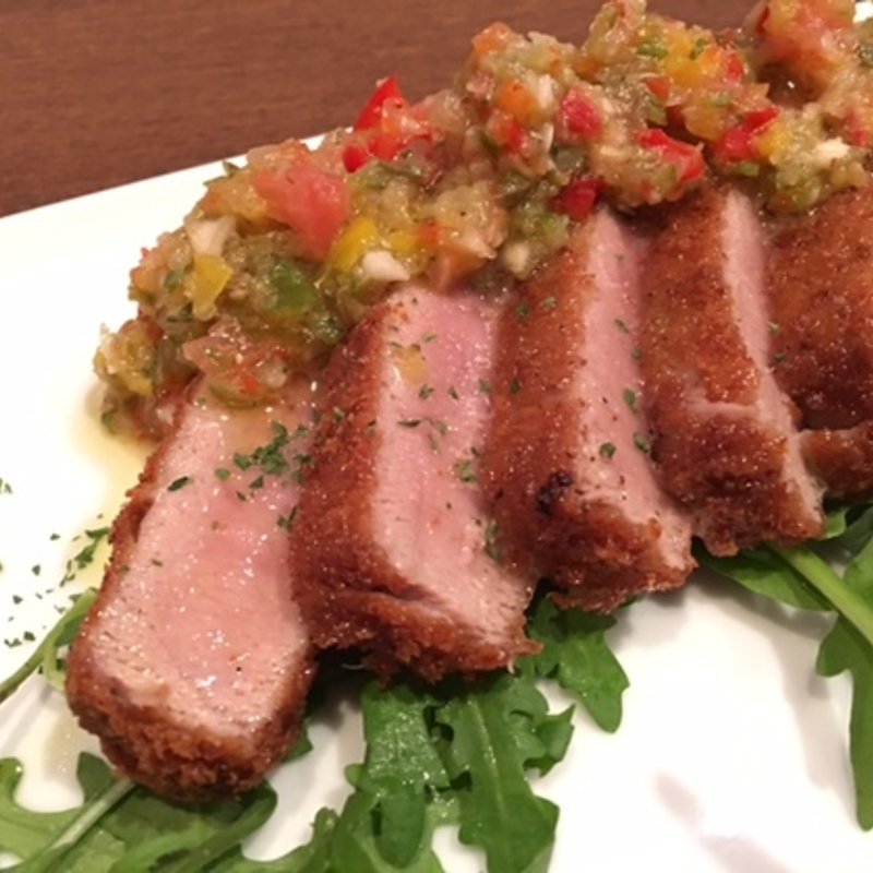 マグロのカツレツ(Misaki Italiano Bocca)