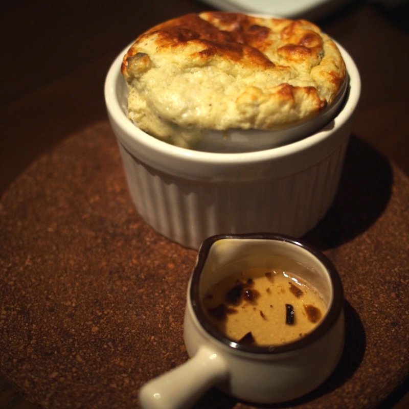 ゴルゴンゾーラとトリュフのスフレ(MOZU )