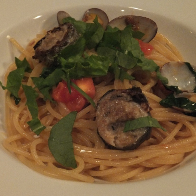 イワシとルッコラのパスタ(Nagaa)