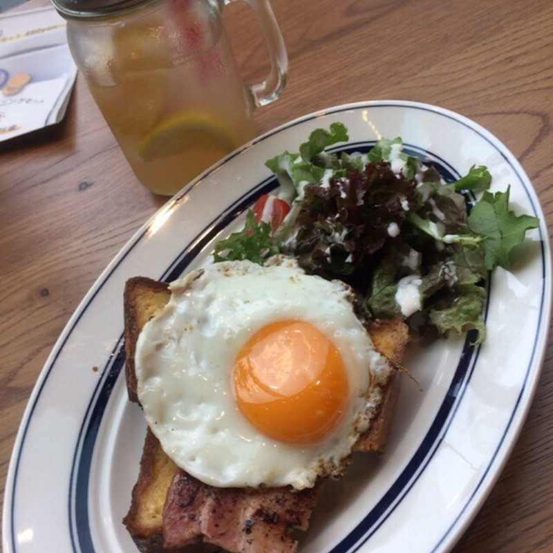 ベーコンエッグフレンチトースト(Nick stock)