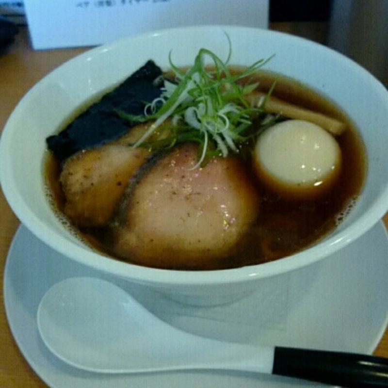 煮干し中華＋煮玉子＋ライス(Noodle kitchen TERRA)