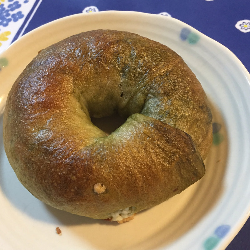 ベーグル 抹茶(パン スタシオン)