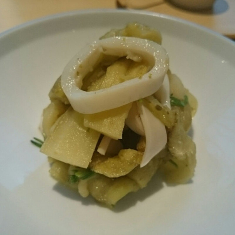 苫小牧産 活ホタテのカルパッチョ 活バフンウニのせ(ＯＳＴＥＲＩＡ 大和亭)