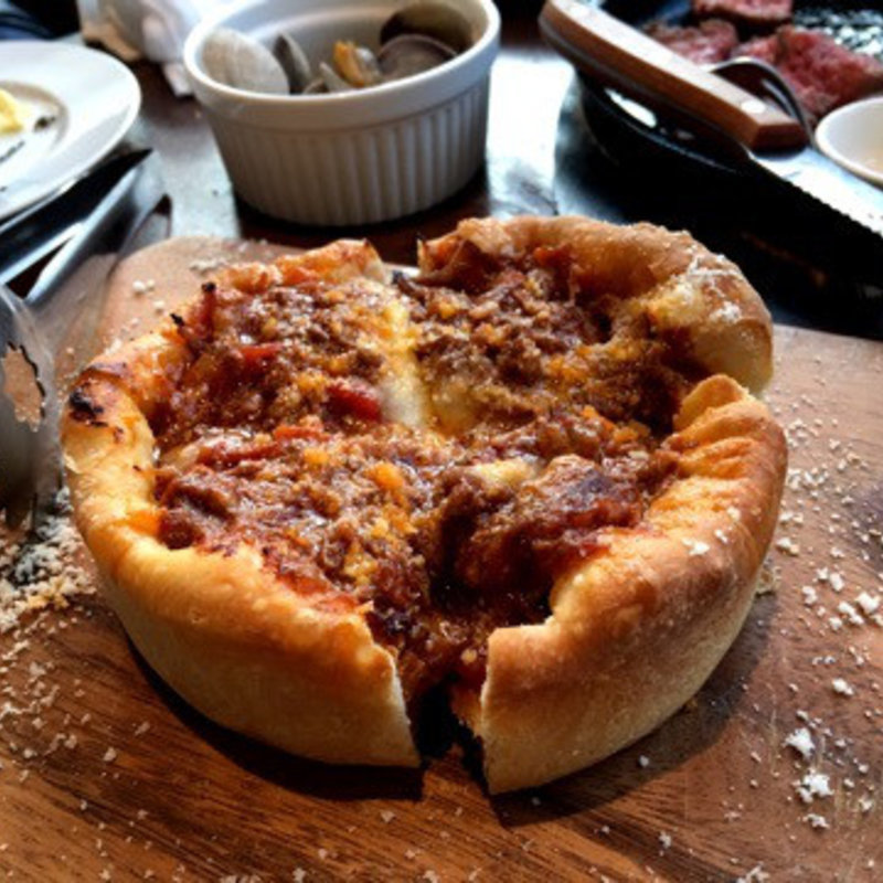 ミートピッツァ(Oyster&Steak DINER es)