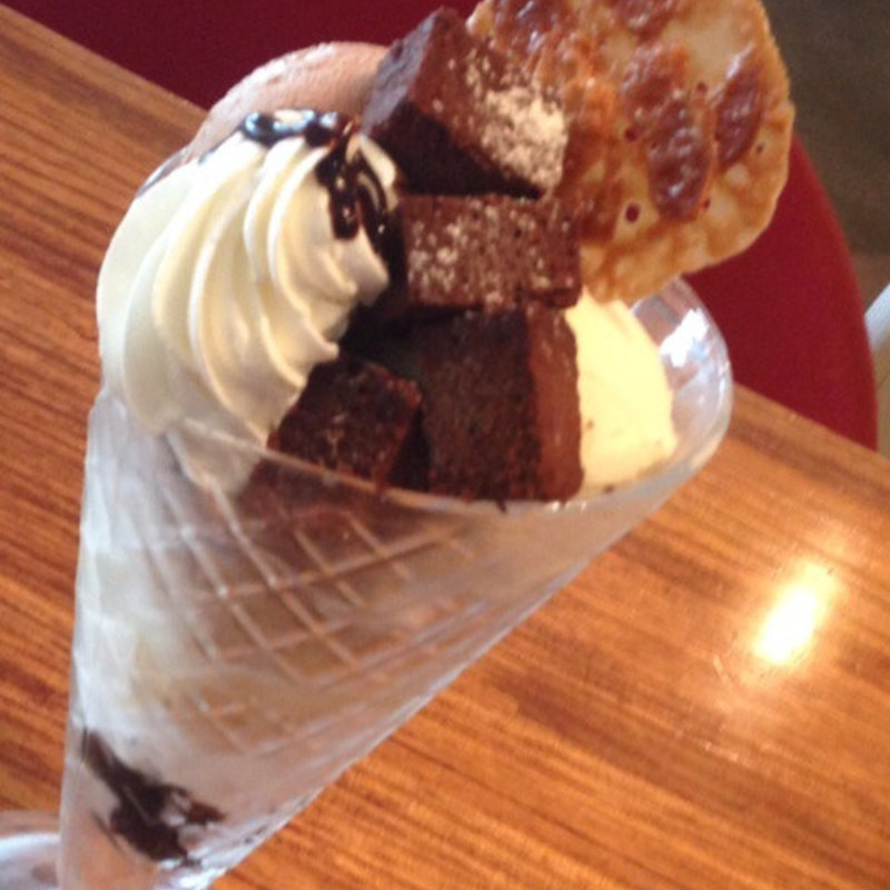 チョコブラウニーパフェ（ランチパスポート）(PACO)