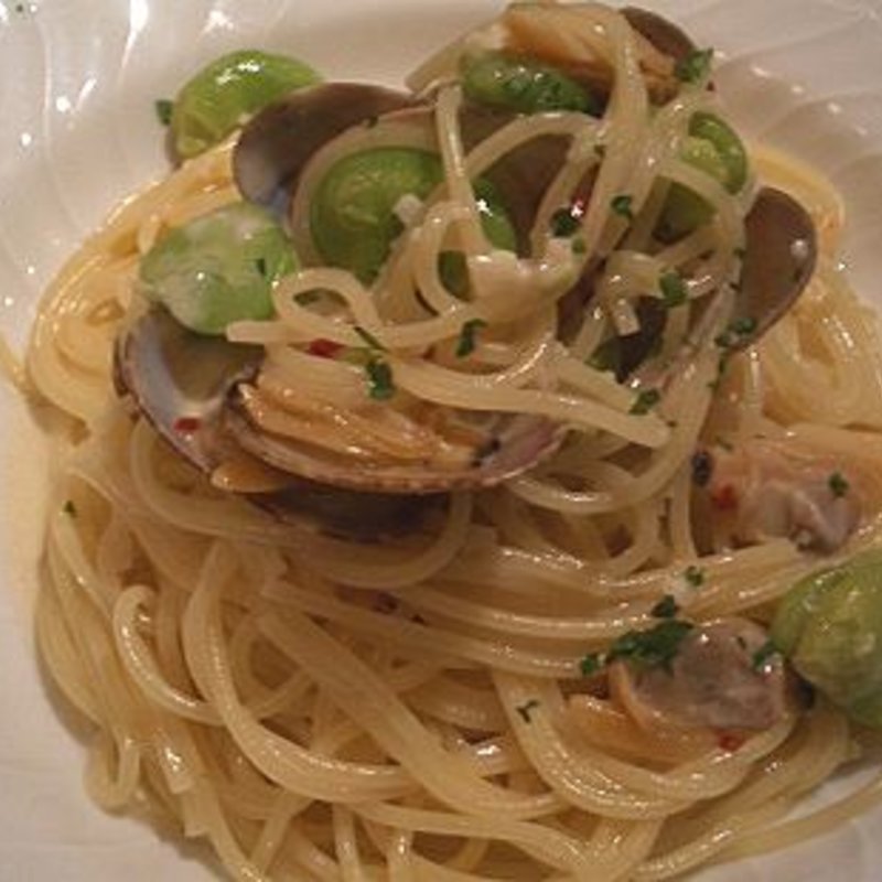 あさりとそら豆のクリームソースパスタ(Passetto　パセット)