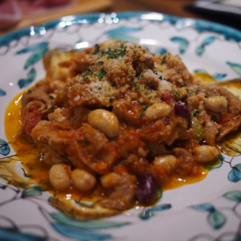 牛トリッパとモツの煮込み(PIZZERIA DA GRANZA)