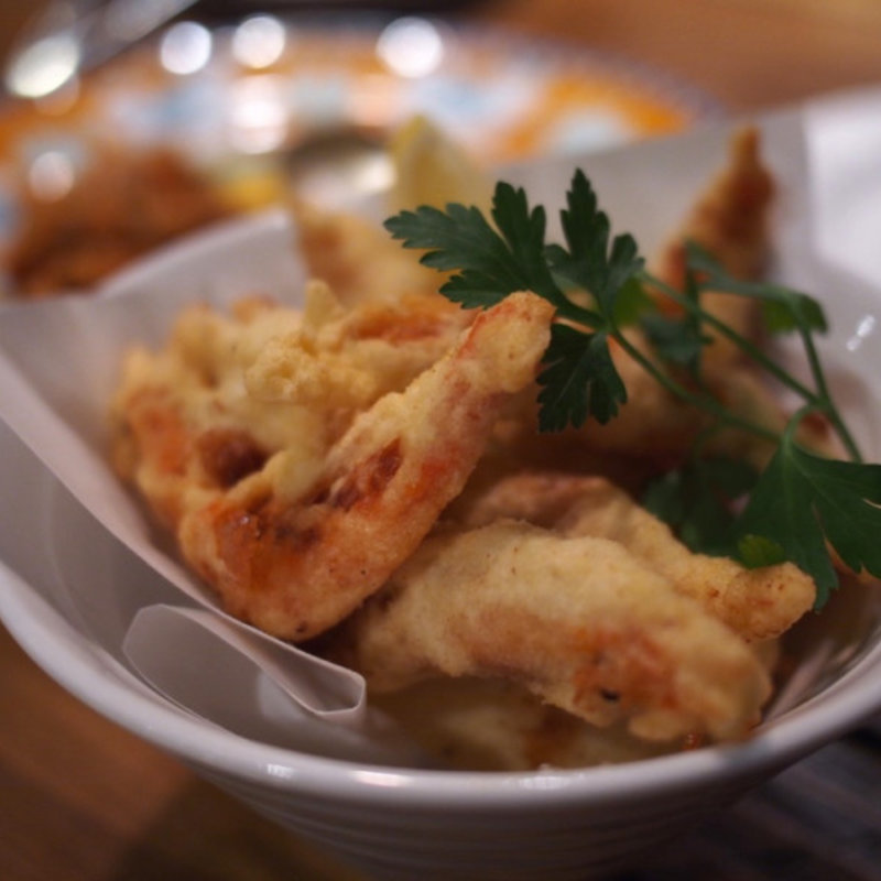 甘海老のフリット(PIZZERIA DA GRANZA)