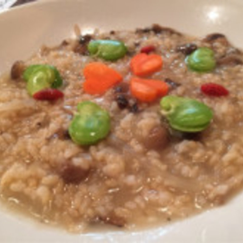 ソラマメときのこのリゾット(POINT （ポアン）)