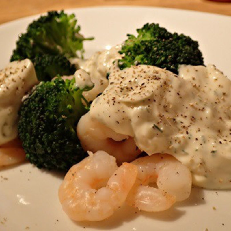 エビとブロッコリーのディルマヨネーズ(QUEEN OF CHICKENS 恵比寿店 （クイーン　オブ　チキンズ）)