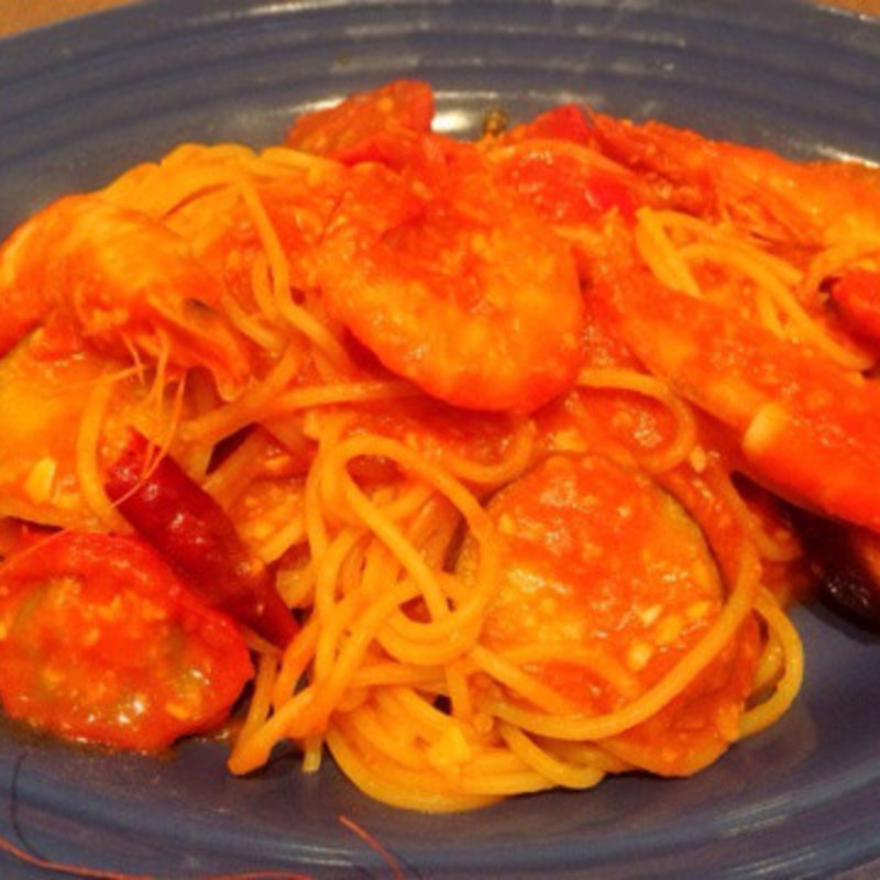 ソフトシュリンプ＆トマトのパスタ(RH Cafe 千駄ヶ谷店 （アールエイチカフェ）)