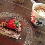 ケーキセット（ショコラケーキ）(R・J CAFE)