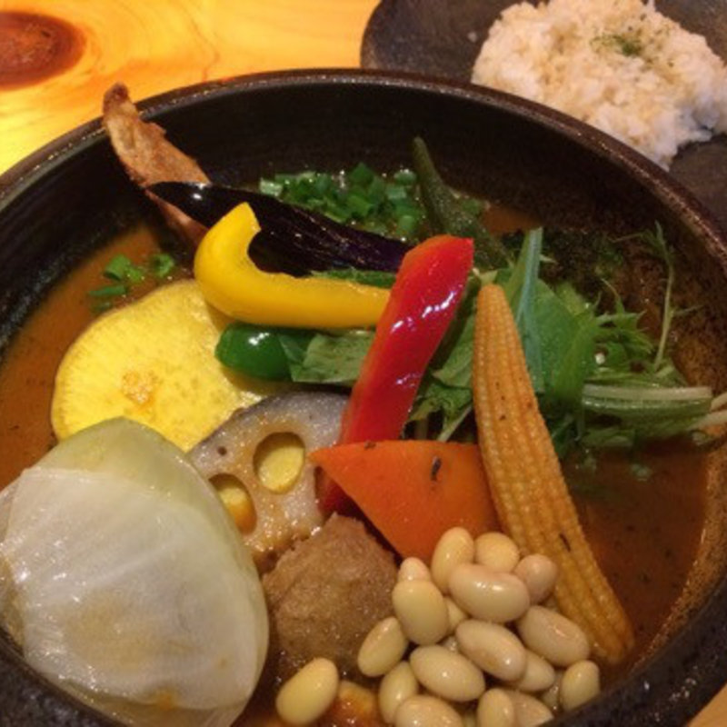 1日の野菜20品目カレー(Rojiura Curry SAMURAI. 下北沢店)