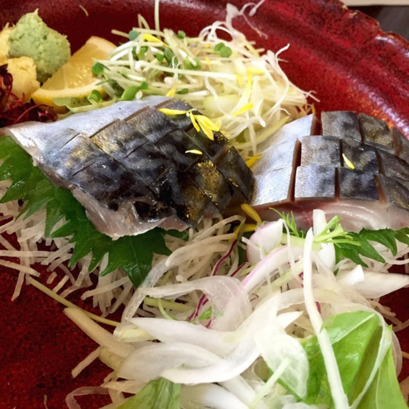 とろ鯖のお造り(SABAR 大阪福島店)