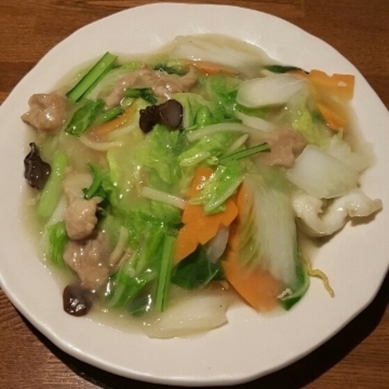 五目あんかけ焼きそば(sai―蓮花(サイレンカ))