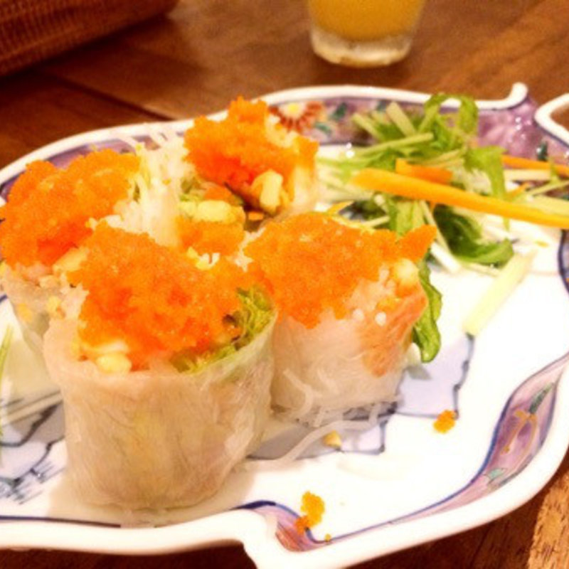 えびとトビっこの生春巻き(SAIGON Vietnam Cafe)