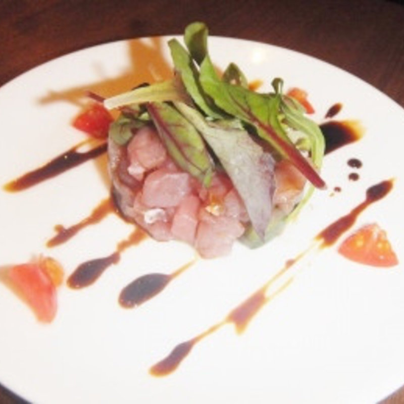 アボカド西京漬けとマグロのタルタル(SAIKA 銀座店)