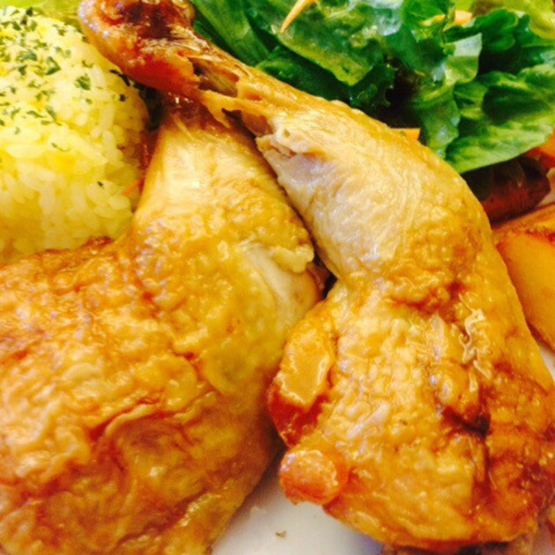 B自家製ロティサリーチキンプレート（シングル）(Salud FamiliaEbisu （サルーファミリア）)