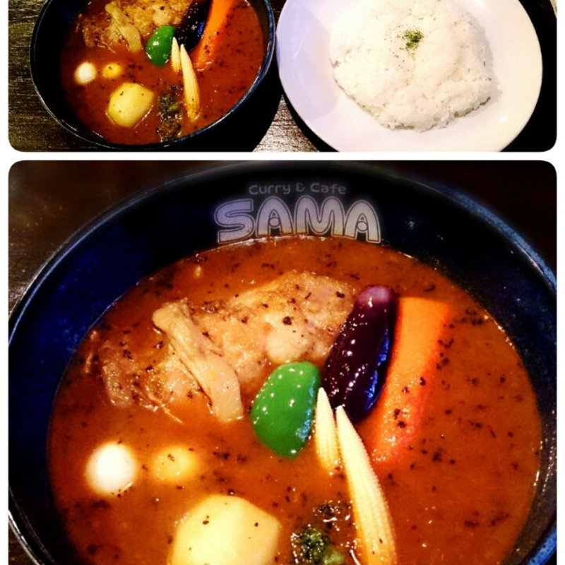 トマトスープのチキンカレー(SAMA北見店)