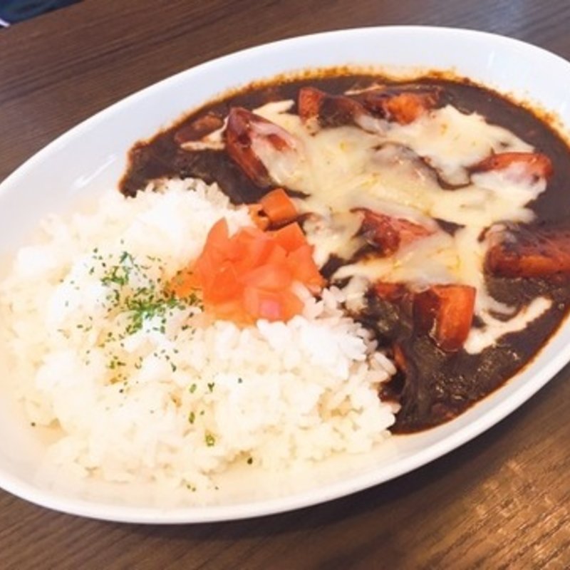 トマトチーズカレー(サンポ珈琲 松戸八ヶ崎店)