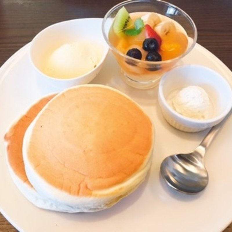 プレーンパンケーキ(サンポ珈琲 松戸八ヶ崎店)
