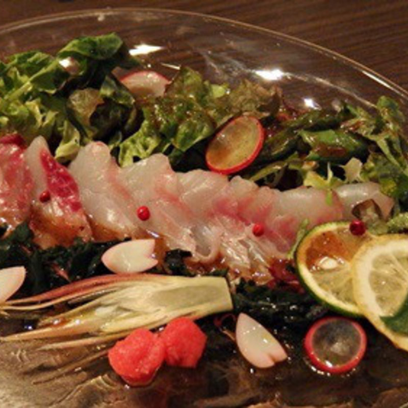 カルパッチョ(SHARI THE TOKYO SUSHI BAR)