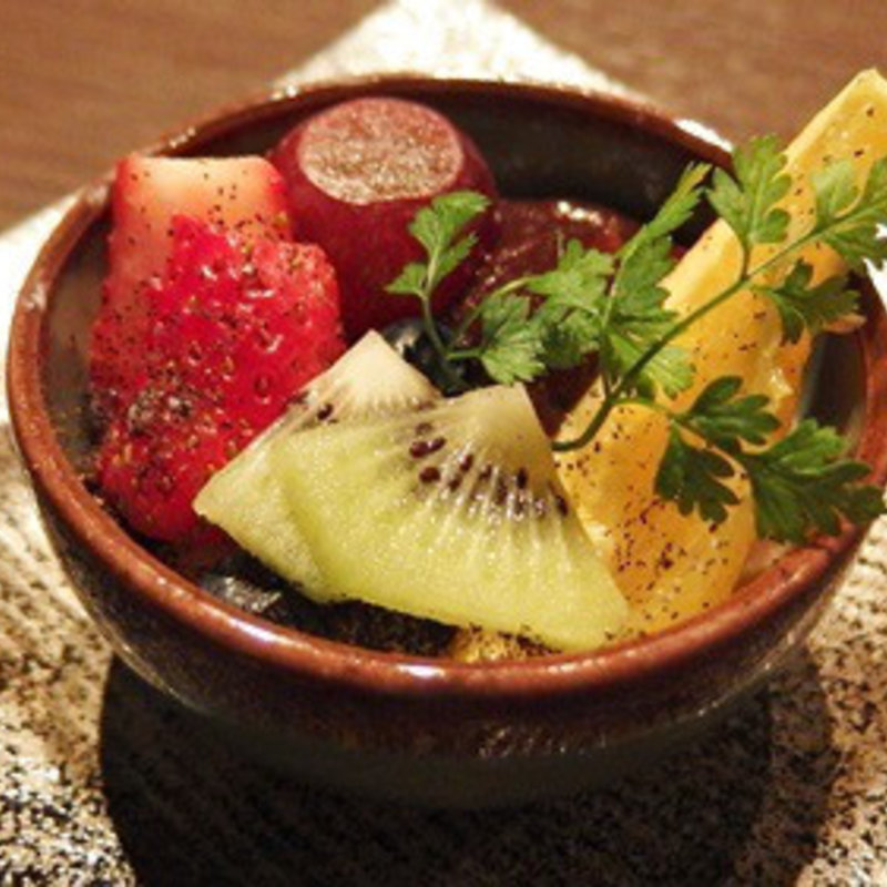 ほうじ茶プリン(SHARI THE TOKYO SUSHI BAR)